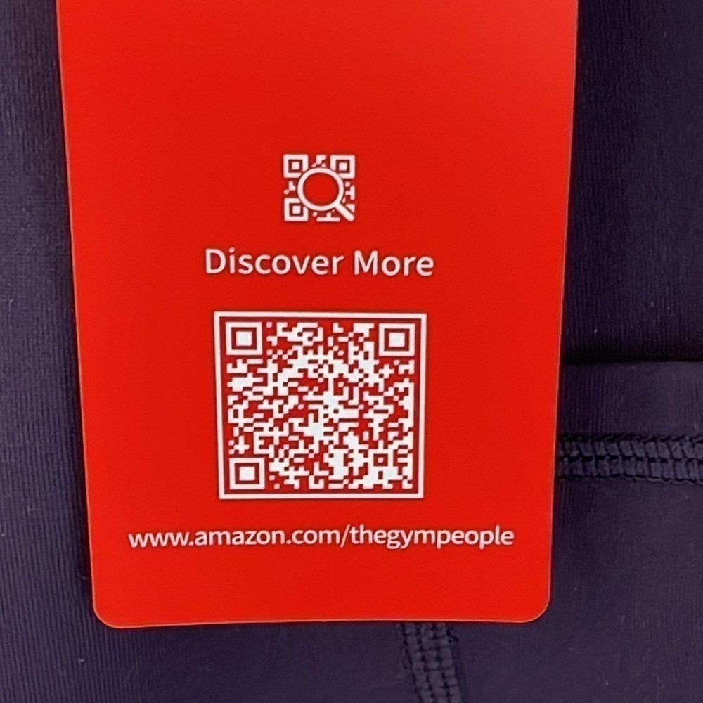 NWT The Gym People Purple Compression Shorts Sz. XL - Picture 9 of 11